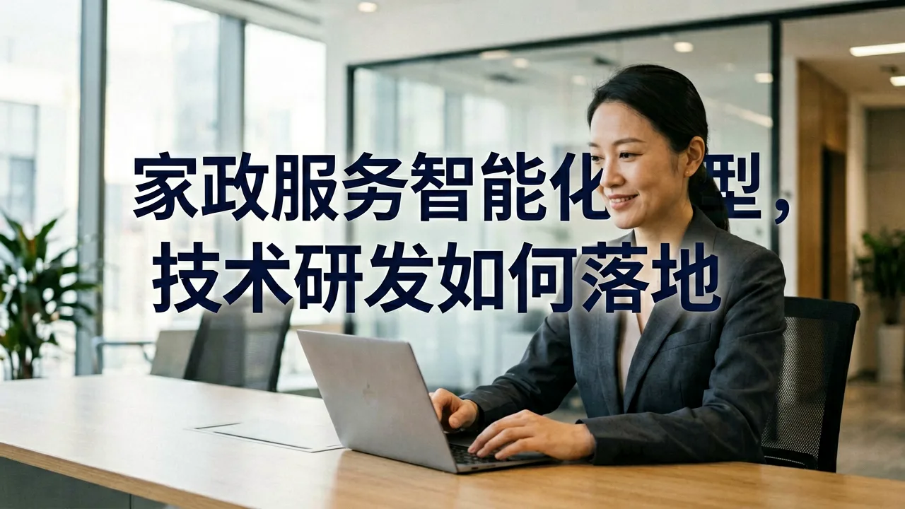 家政服务智能化转型，技术研发如何落地